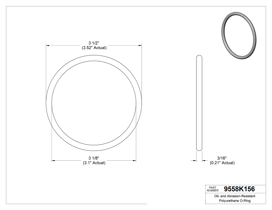Technical drawing - 9558K156